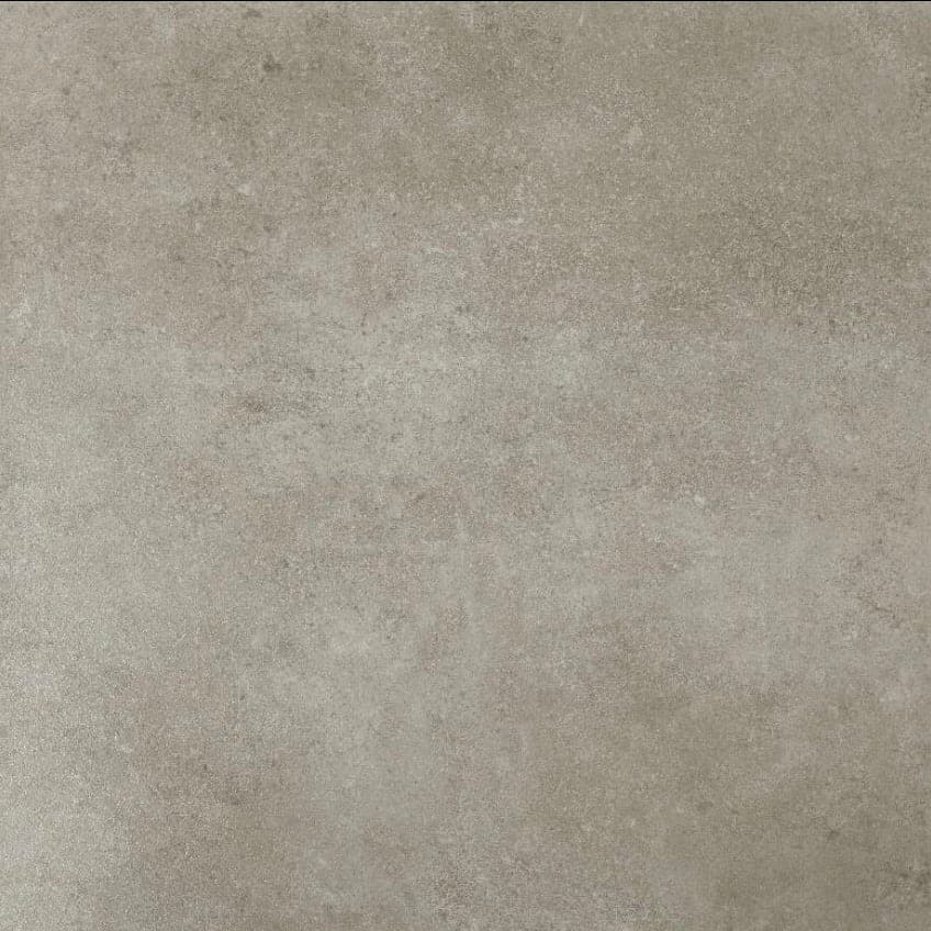 Konkrit Light Grey Glazed Porcelain, Cushion Edge