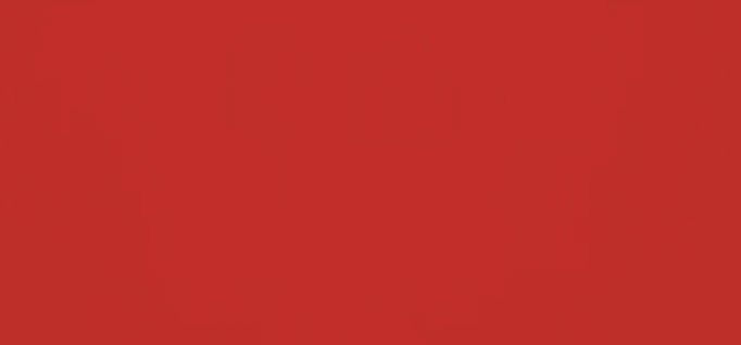 Red Gloss. Glazed Porcelain