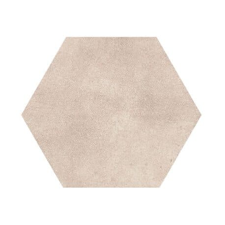 Opportunity Rust Hexagon Glazed Porcelain, Cushion Edge