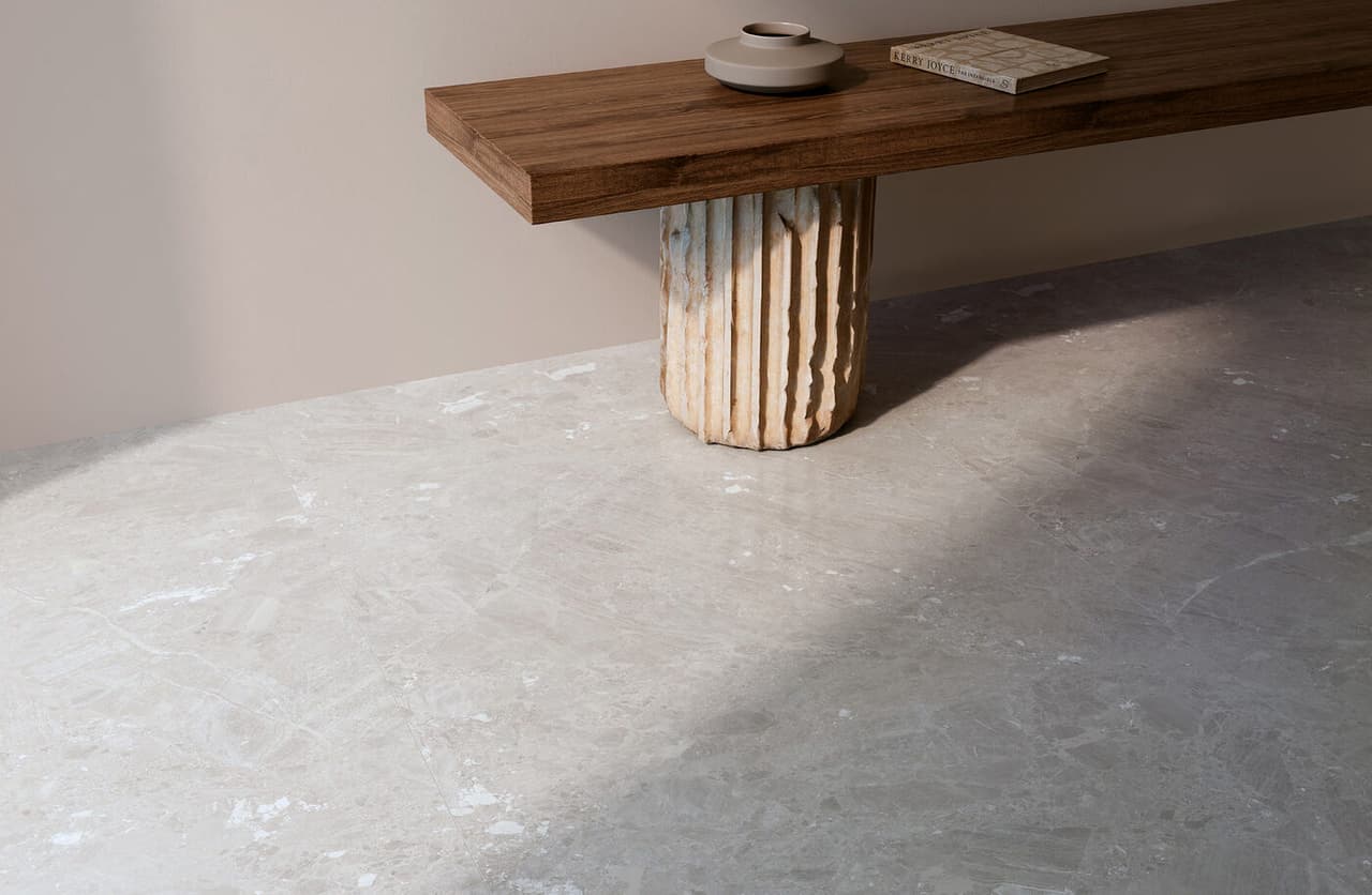 MYSTERY SAND LARGE FORMAT TECHNICAL PORCELAIN, RECTIFIED EDGE, lifestyle view