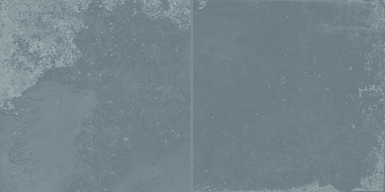 TIMEWORN BLUE GLAZED PORCELAIN, CUSHION EDGE. POOL SAFE