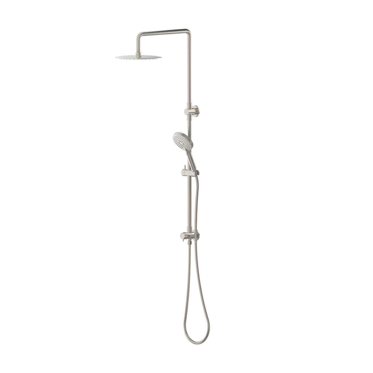 Twin Shower Set with Square Arm