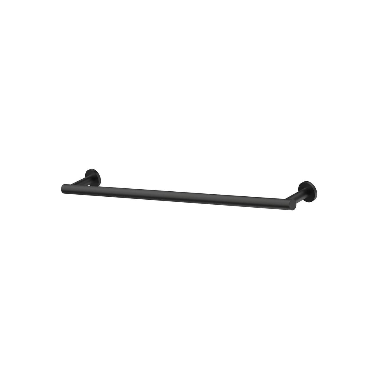 Titan Single Towel Rail 600mm Matte Black